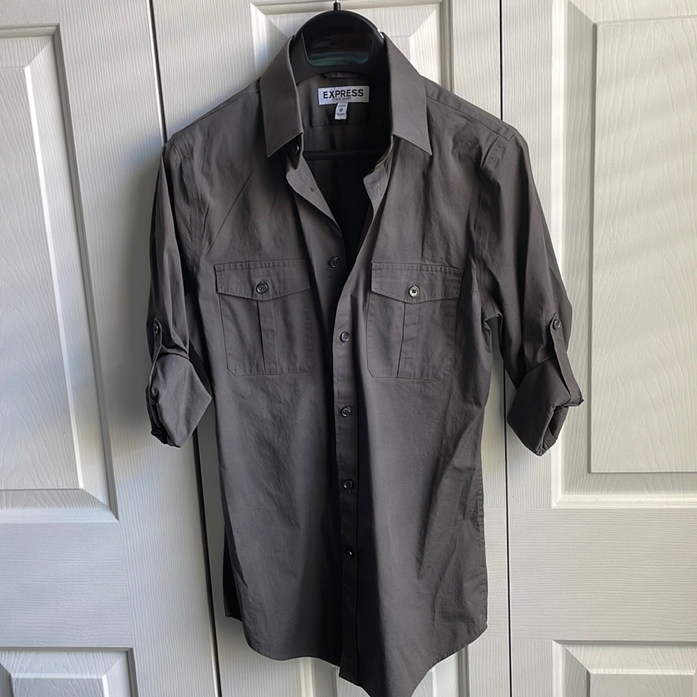 Express Button Up Dress Shirt